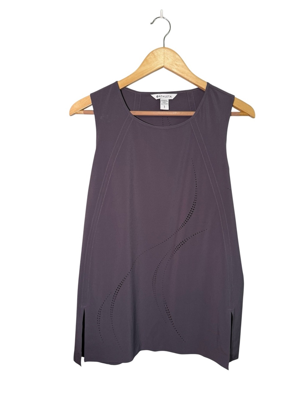 Athleta Zephyr Refined Laser Tank Dusk Violet Purple S
